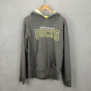 Colosseum Athletics Oregon Ducks Football College Hoodie Mens Large Heather Gray